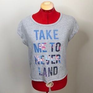 Take Me To Neverland Disney Peter Pan Crop Top